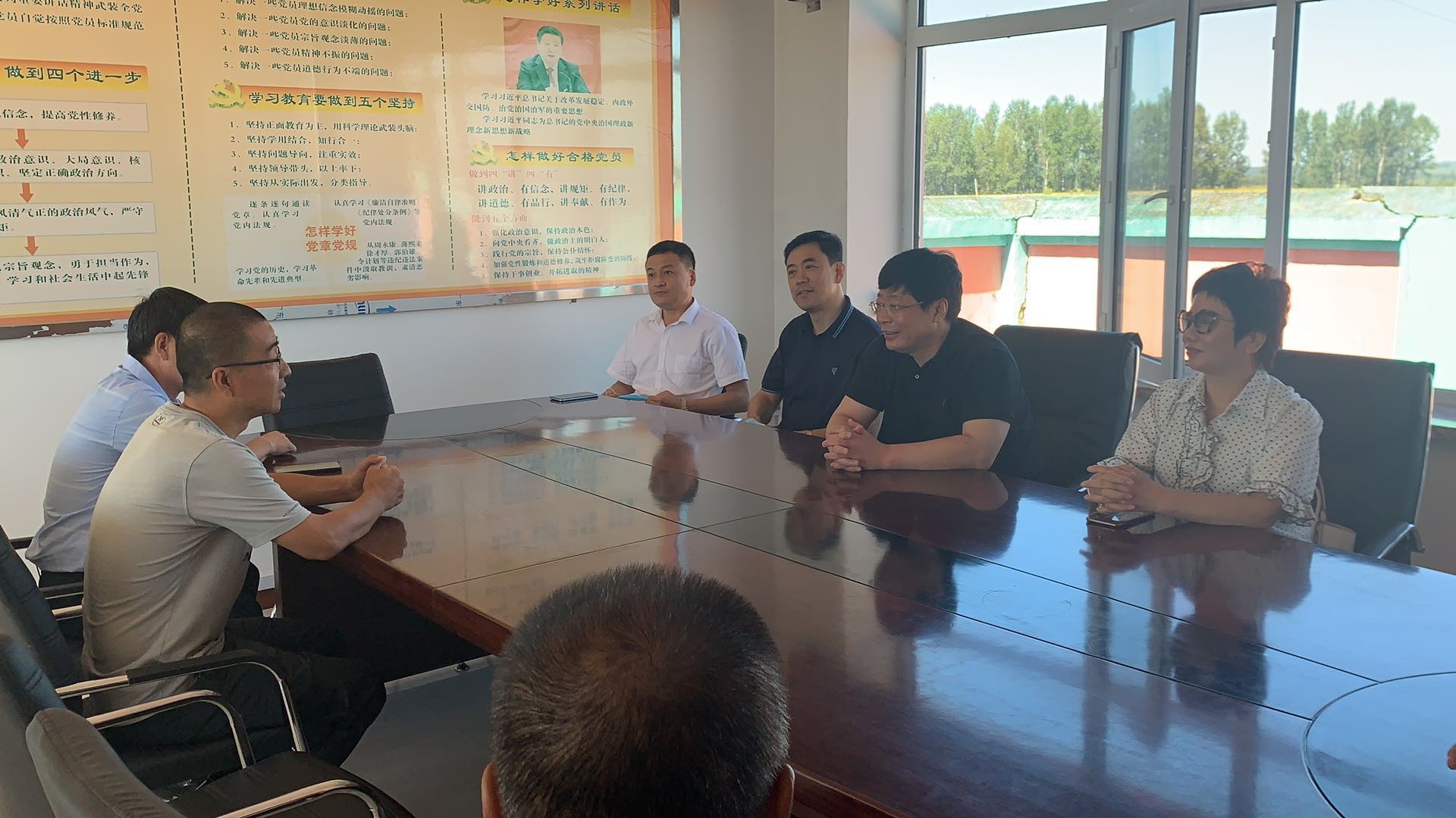 Dongsheng representatives, leaders and entrepreneurs of the Municipal Federation