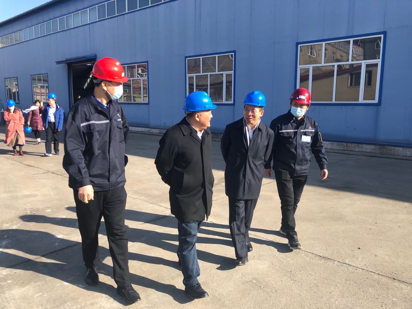 The Chinese Academy of financial Sciences and his party visited our factory